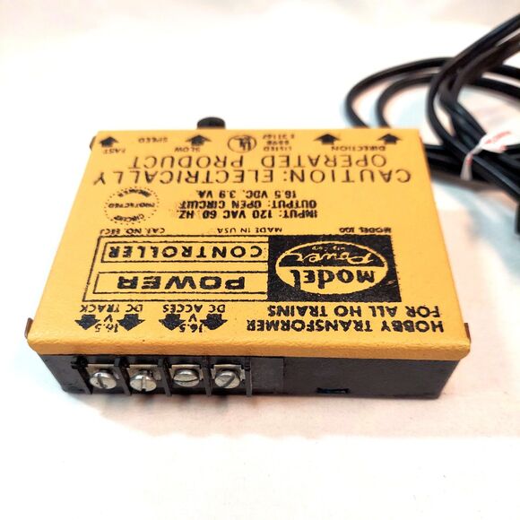 Model Power Train Transformer Controller Model 100 USA 16.5 VDC, 3.9 VA *Tested - Picture 3 of 3